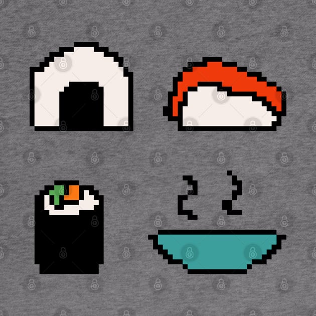 Japanese Food Pixel Art by Neroaida